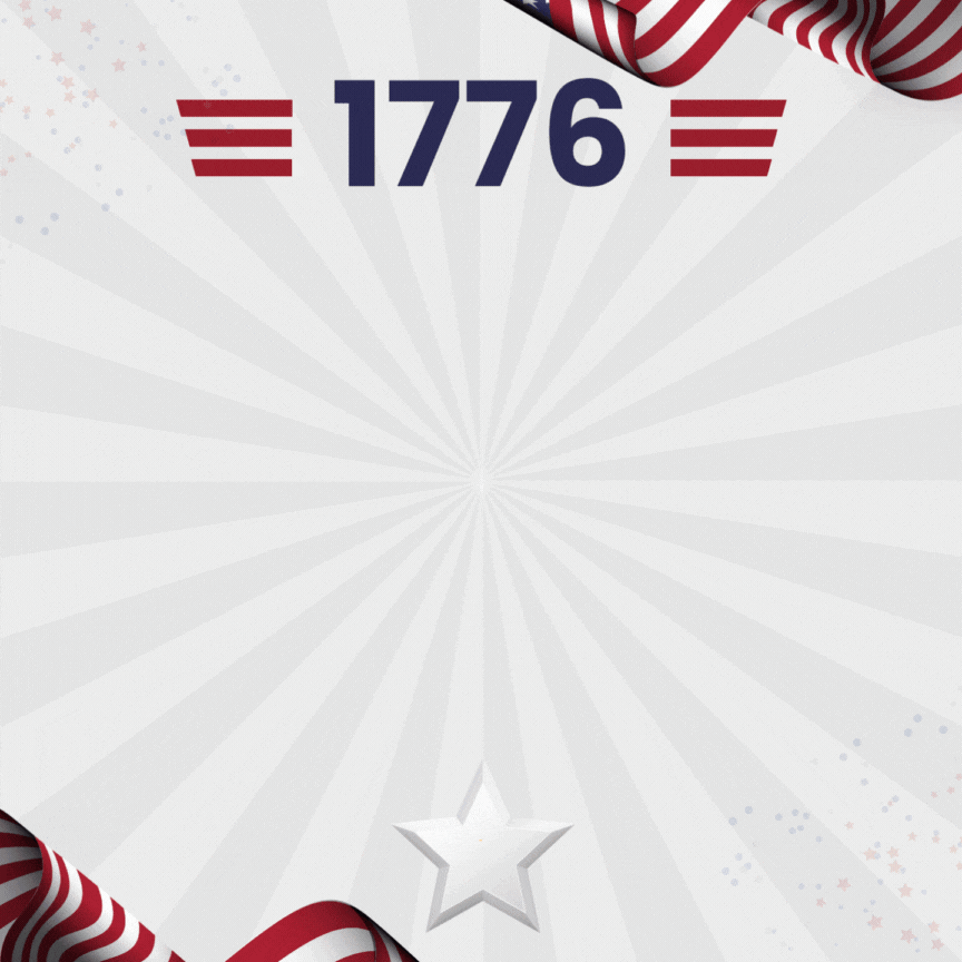 1776 Star Spangled Black & White Nipple Pasties by Pastease