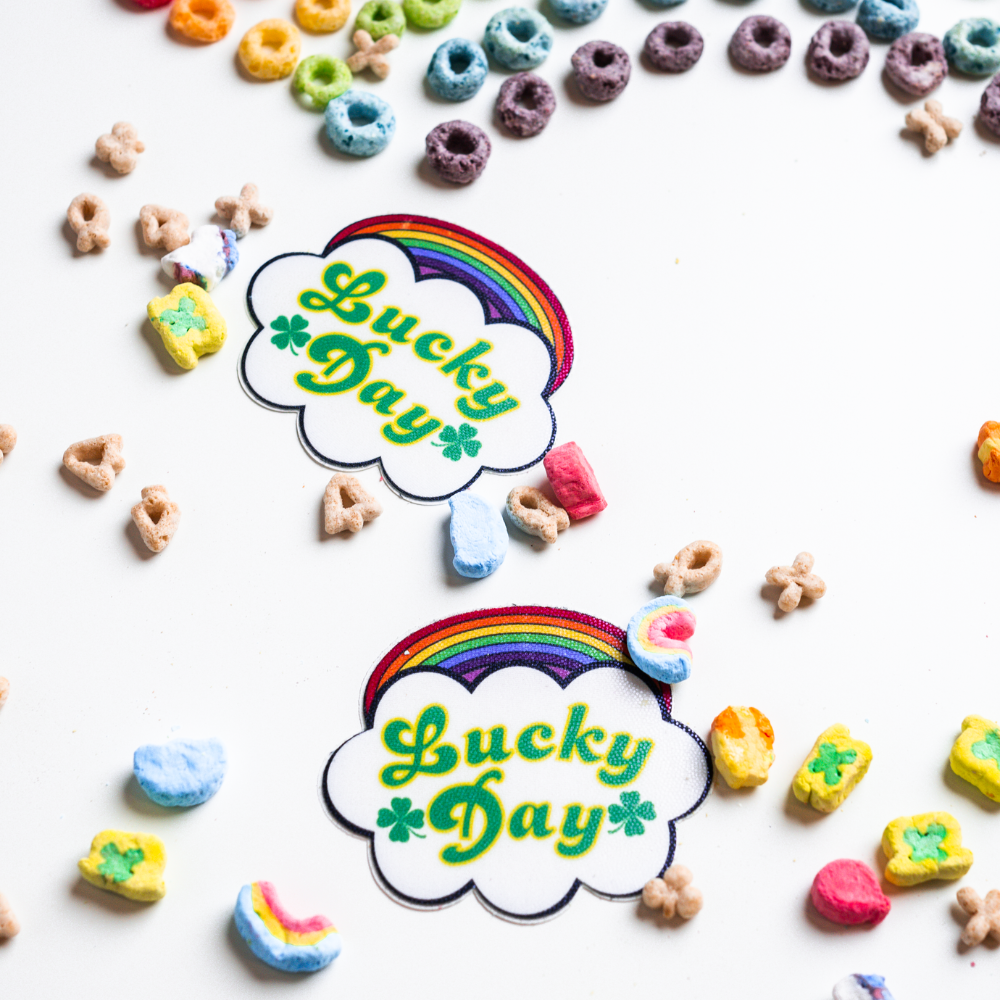Cloud: Rainbow 'Lucky Day' Cloud Cloud Nipple Pasties by Pastease®