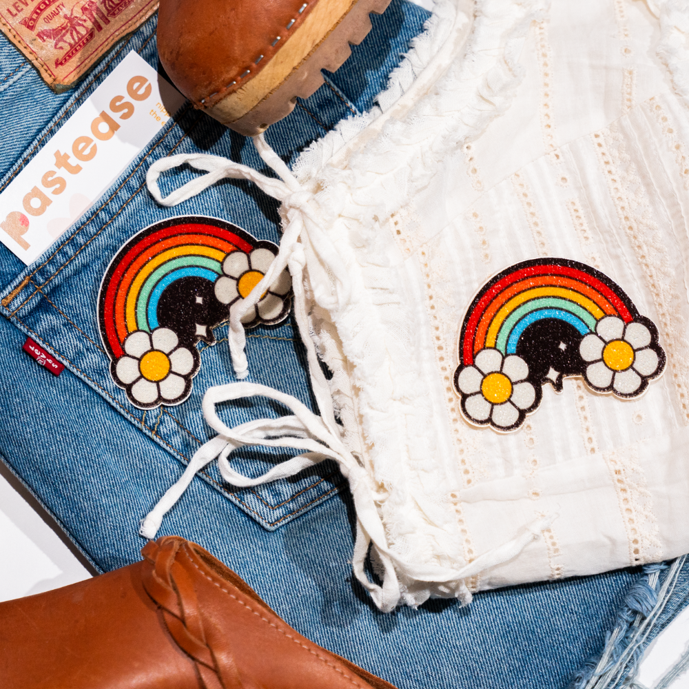 Rainbow Flower Pasties Nipple Covers by Pastease®