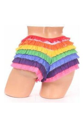 Rainbow Mesh Ruffle Panty