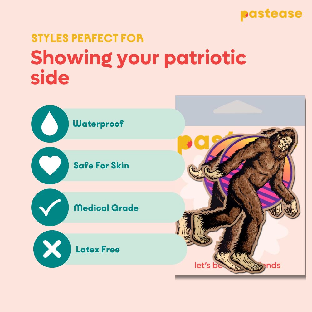 Sasquatch: Bigfoot Nipple Pasties by Pastease®