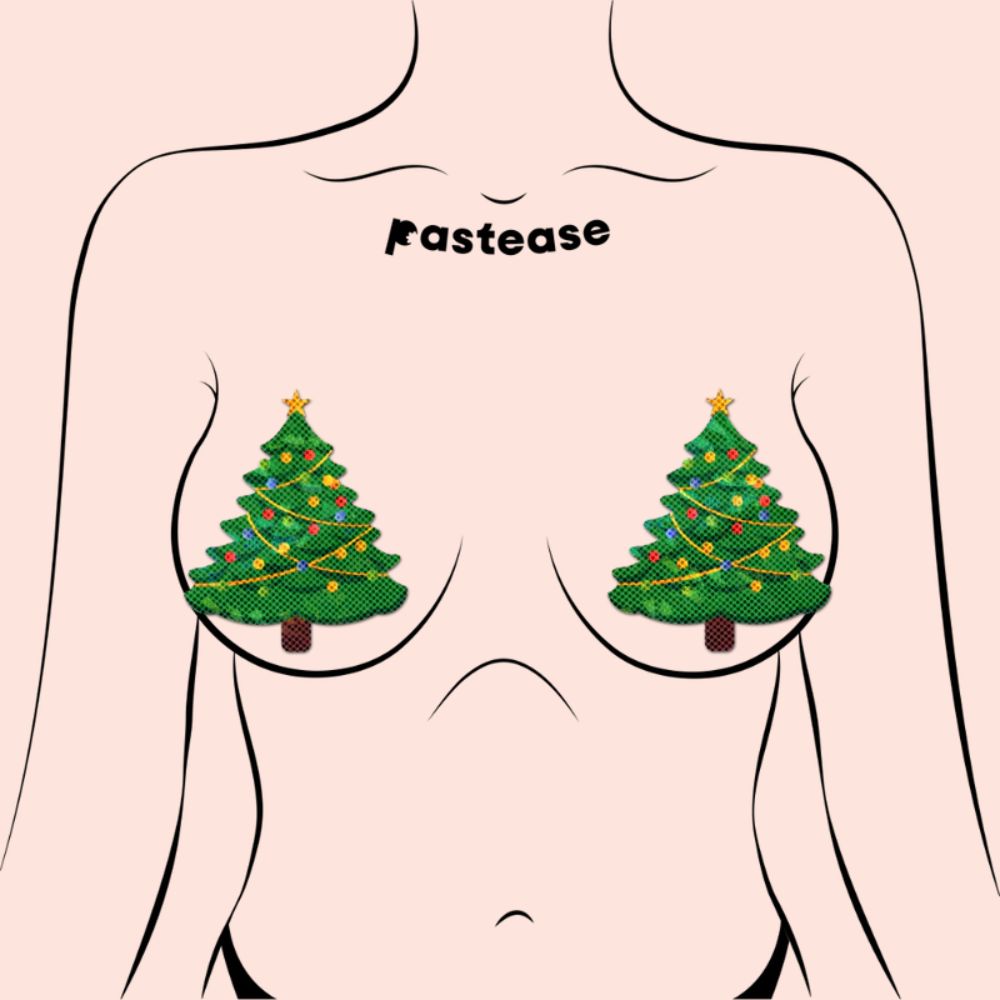 Christmas Tree Nipple Pasties by Pastease®