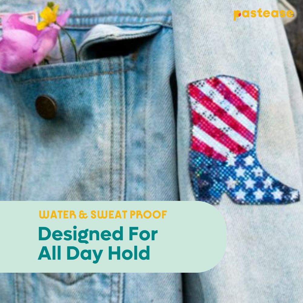 Boots: Sparkling Stars & Stripes USA Cowboy Boot Nipple Pasties by Pastease®