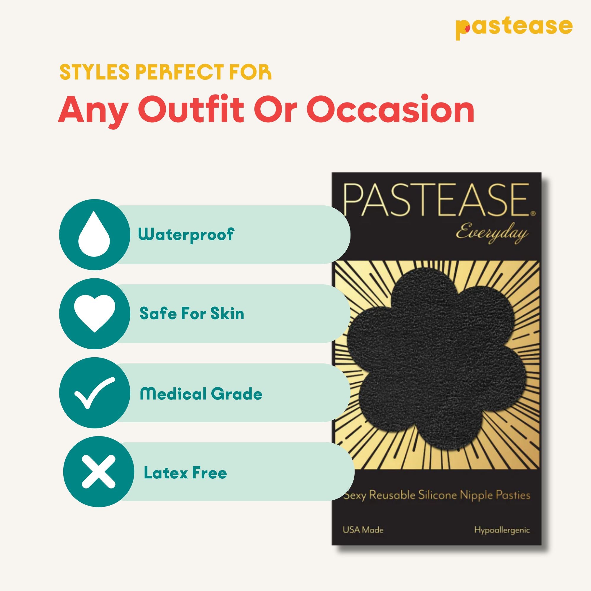 Reusable Pasties: Nipple Covers by Pastease Everyday