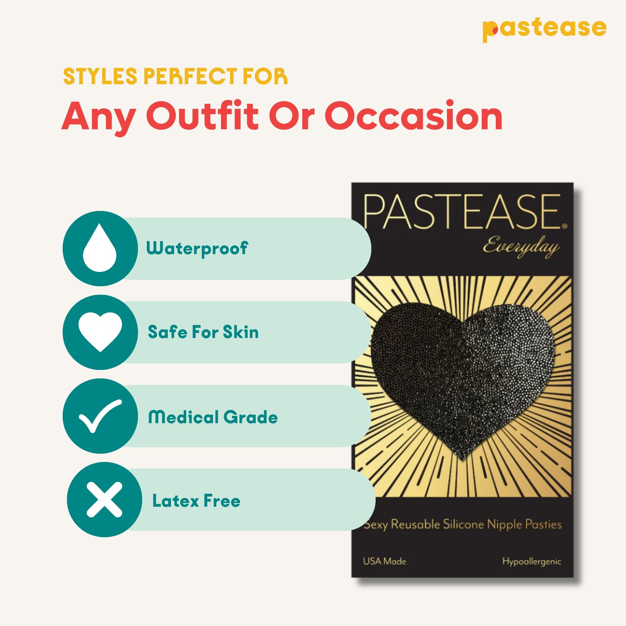 Reusable Pasties: Nipple Covers by Pastease Everyday