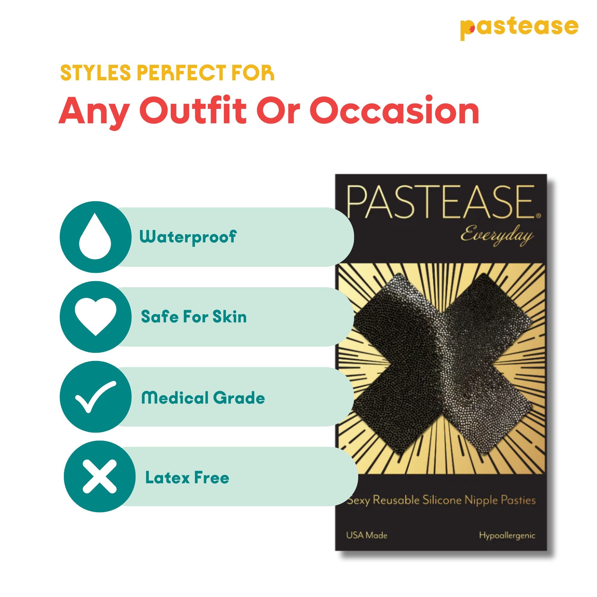 Reusable Pasties: Nipple Covers by Pastease Everyday