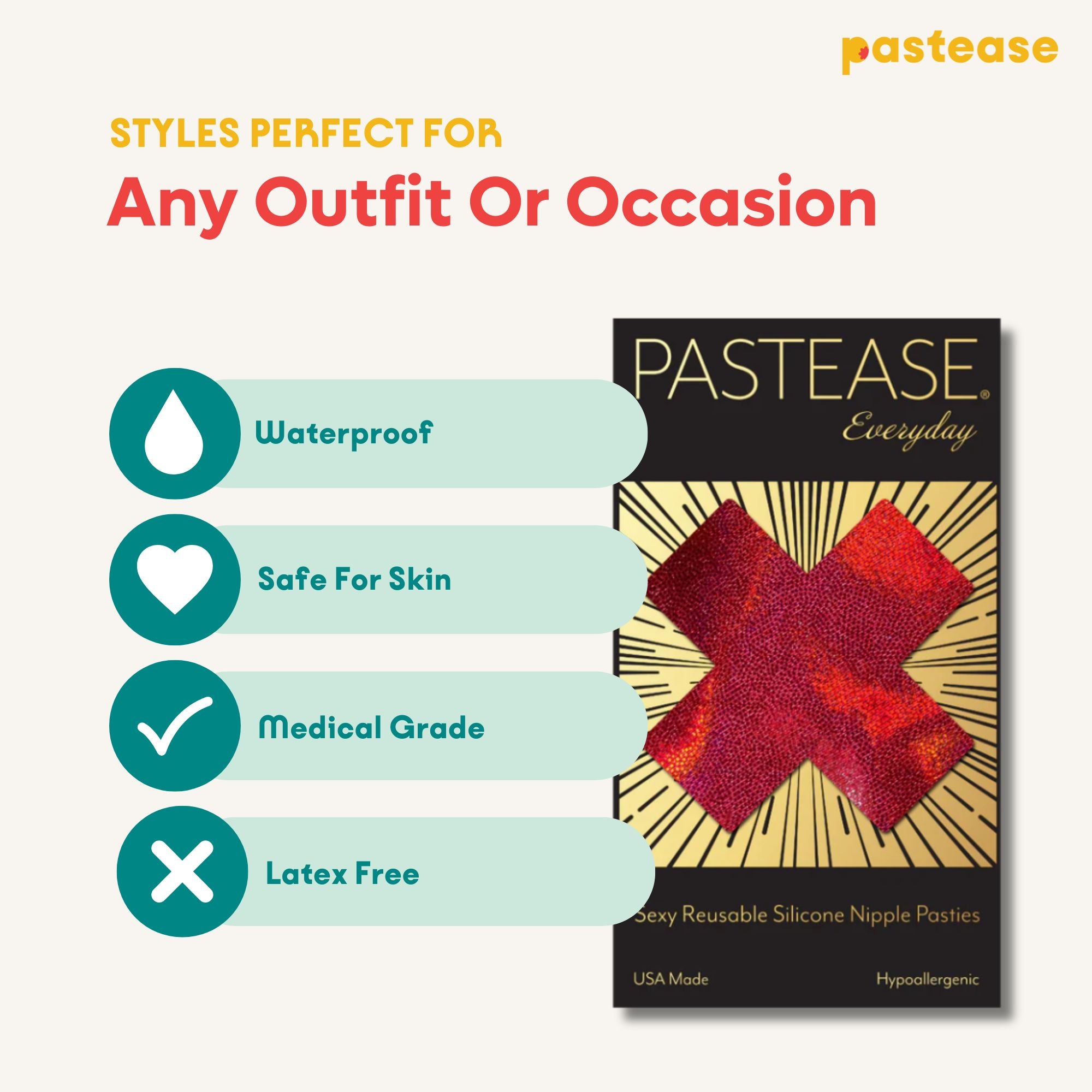 Reusable Pasties: Nipple Covers by Pastease Everyday