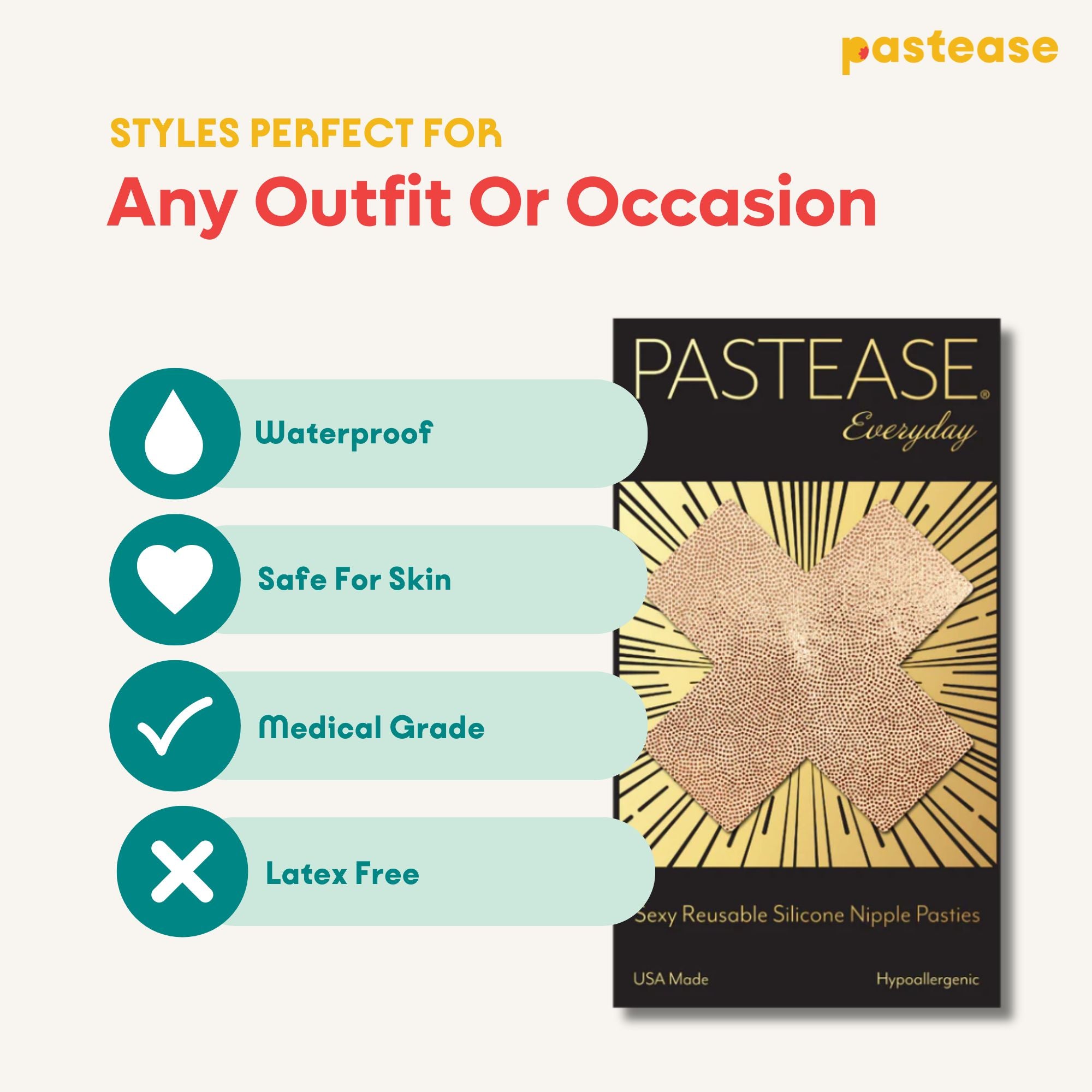 Reusable Pasties: Nipple Covers by Pastease Everyday