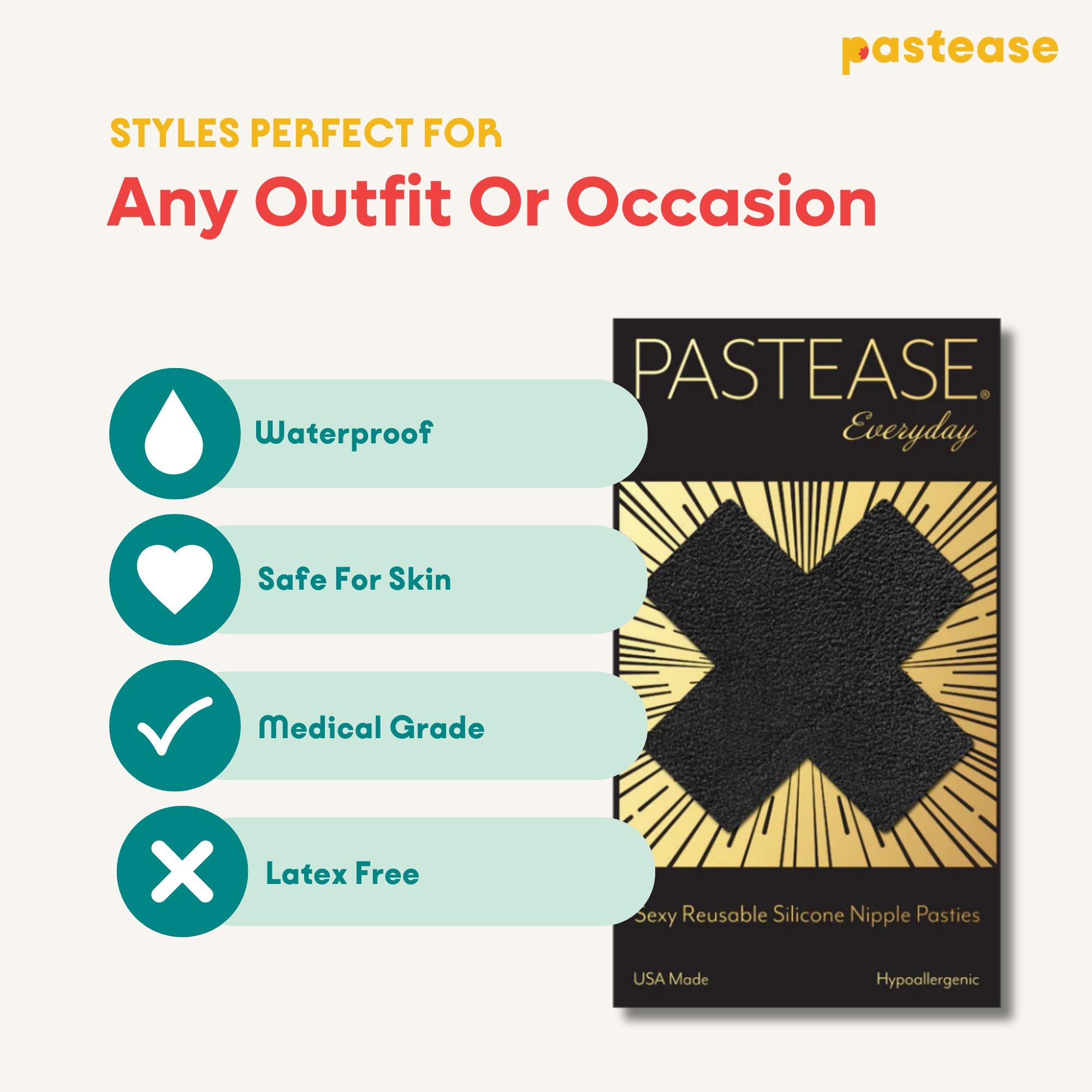 Reusable Pasties: Nipple Covers by Pastease Everyday