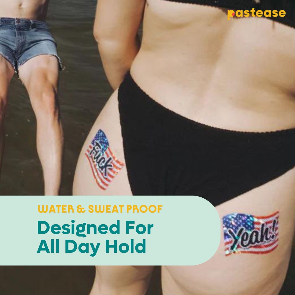 Flag: America 'Fuck Yeah!' USA Stars & Stripes Old Glory Nipple Pasties by Pastease®
