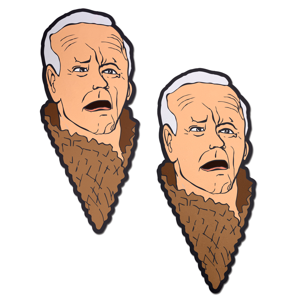 Joe Biden Pasties Biden Waffle Cone Nipple Covers