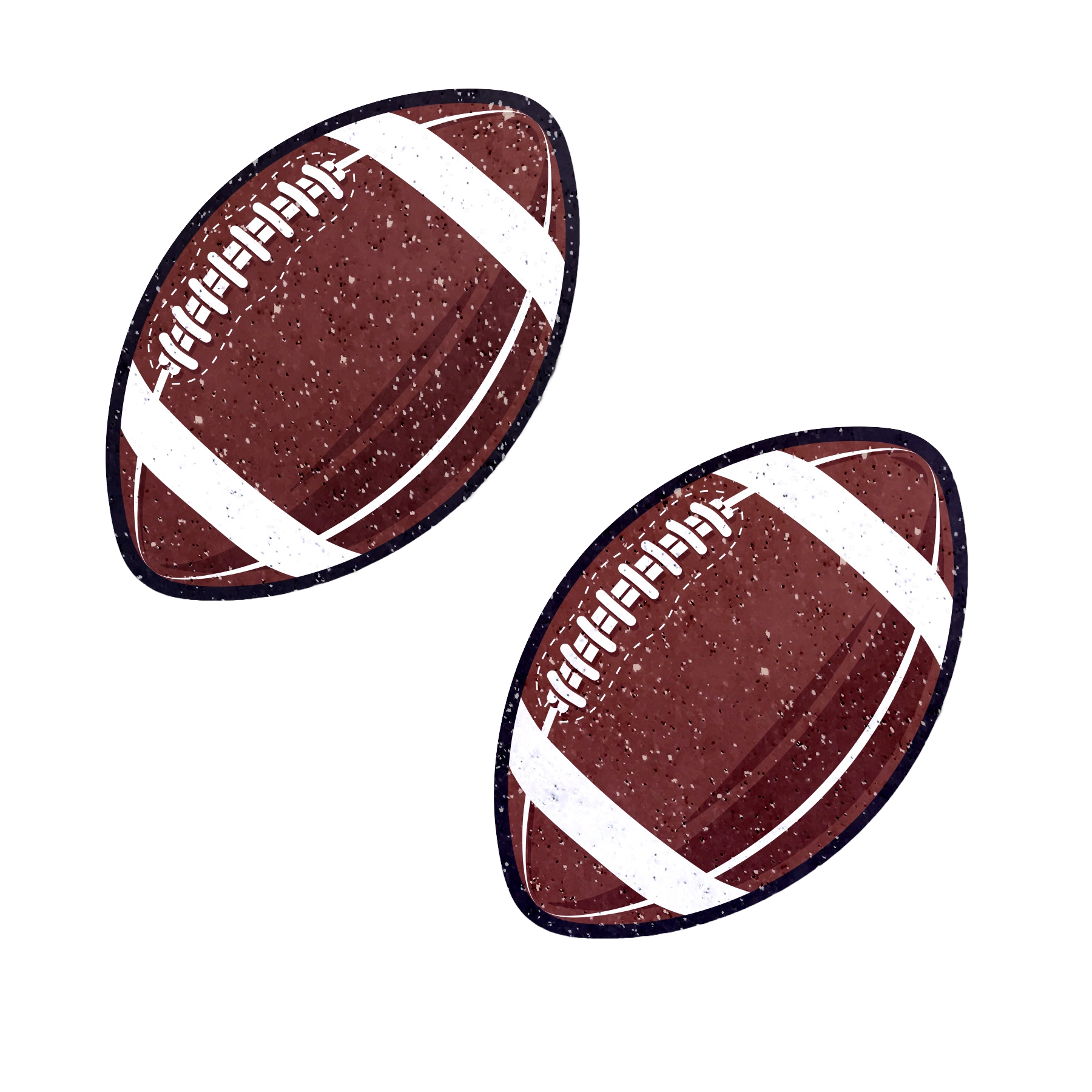 Football Pasties on Sparkly Velvet American Football Nipple Covers by Pastease