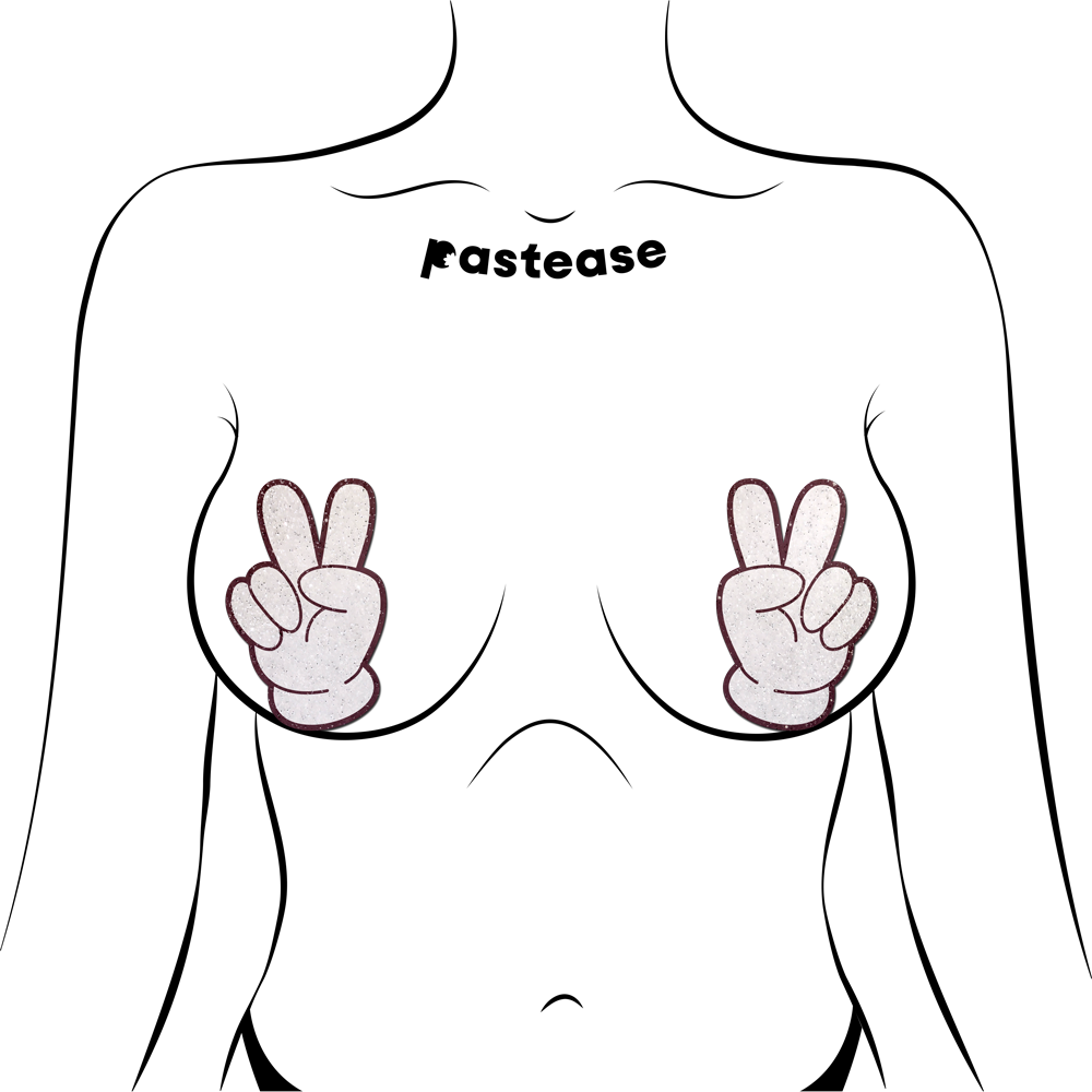 Peace Hands Pasties by Pastease®