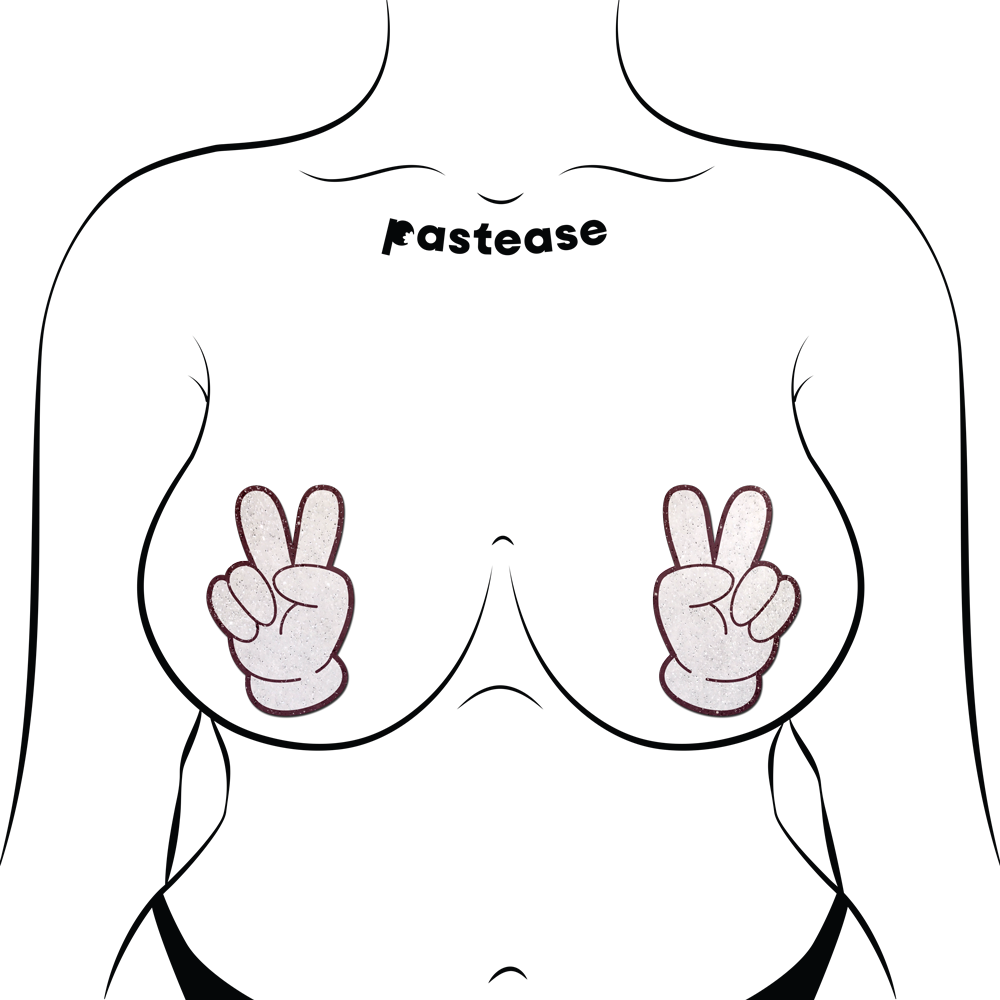 Peace Hands Pasties by Pastease®