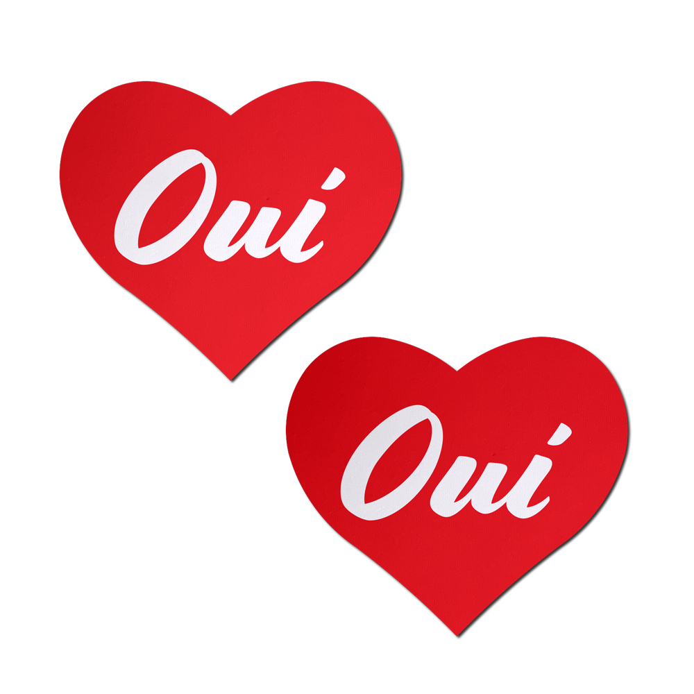 Red Oui Oui Heart Pasties by JennaJean8 X Pastease