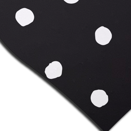 Black Heart with White Polka Dot Breast Pasties by Pastease®