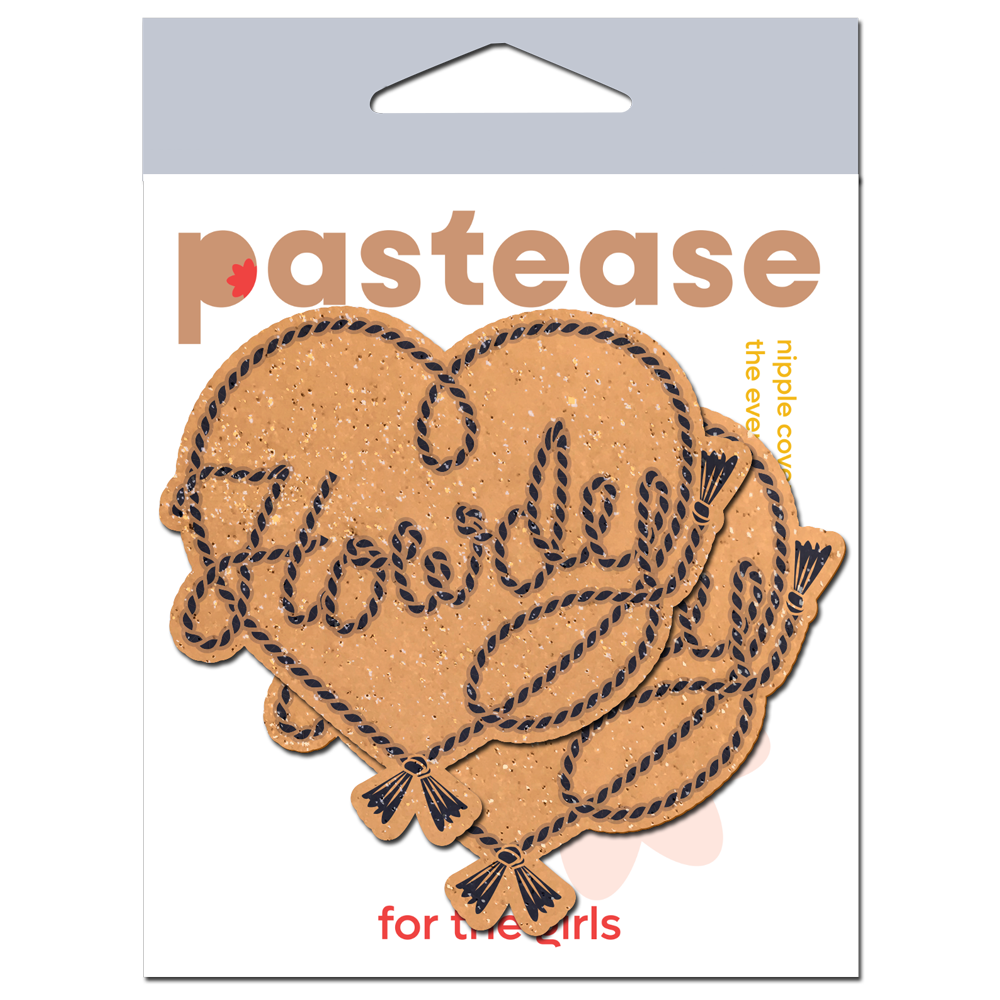 Howdy' Cowboy Rope Heart Lasso Pasties Nipple Covers by Pastease