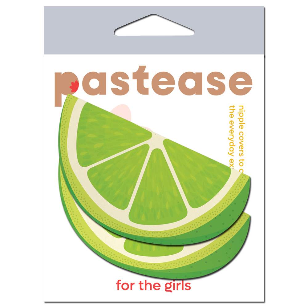 Lime Wedge Pasties in Vibrant Green Hint of Lime Nipple Covers by Pastease