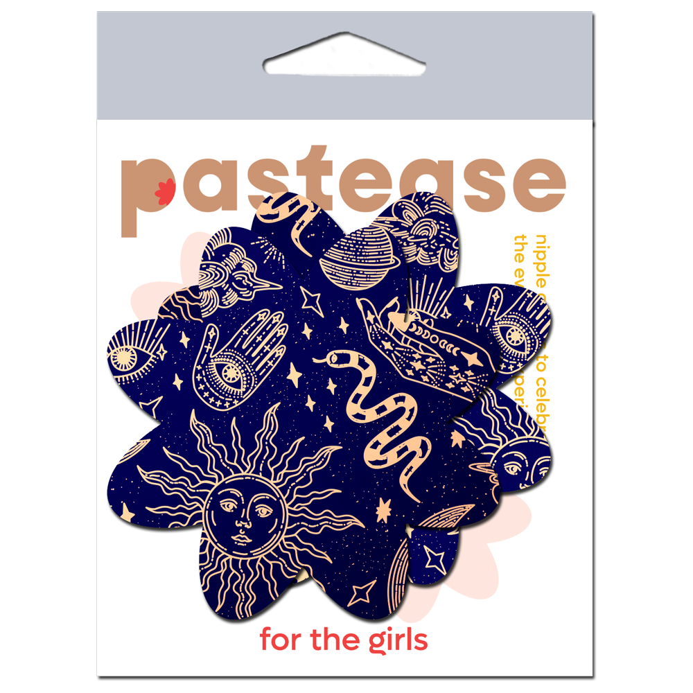 Midnight Celestial Sun & Moon Petal Breast Pasties by Pastease®