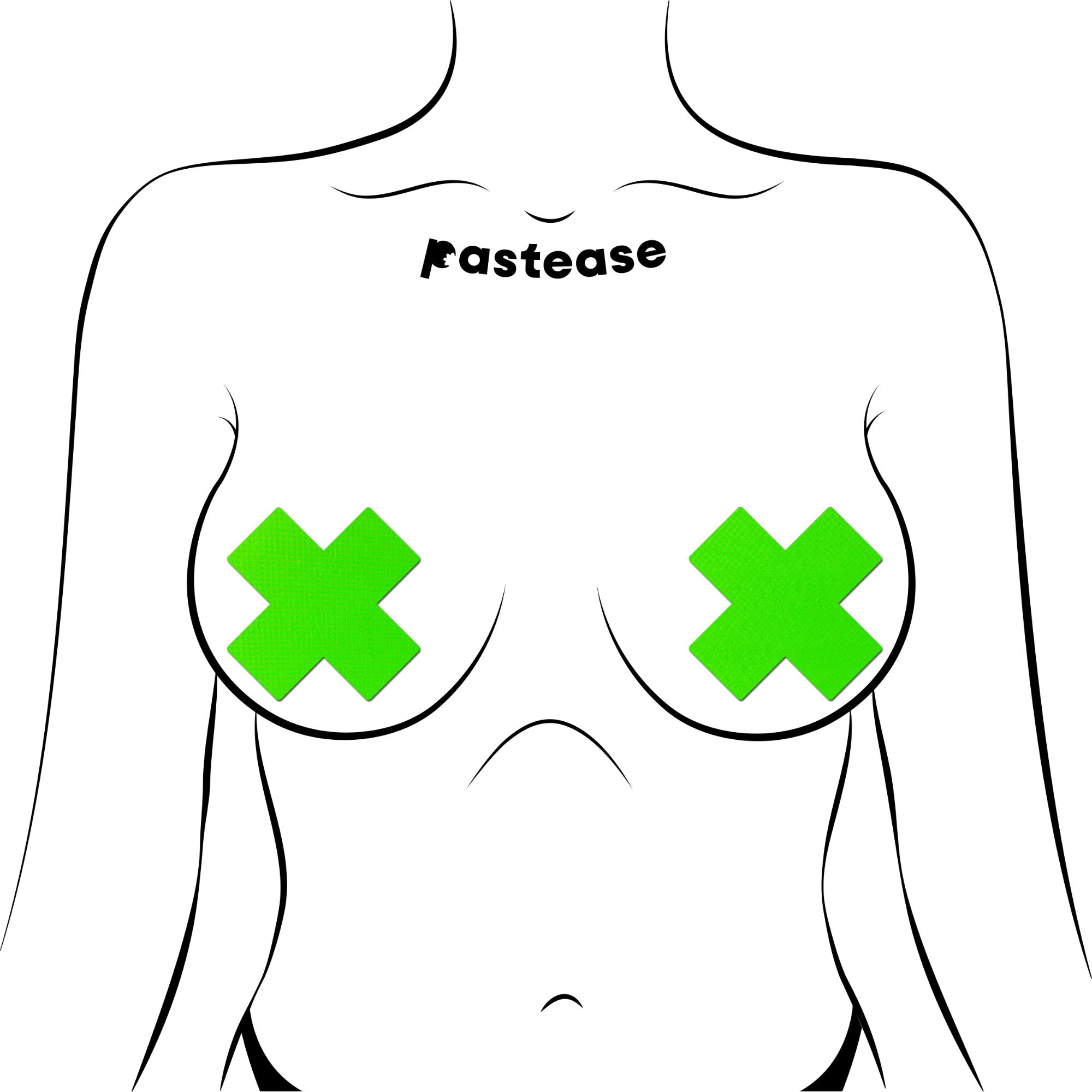 Neon Plus X Nipple Pasties by Pastease®