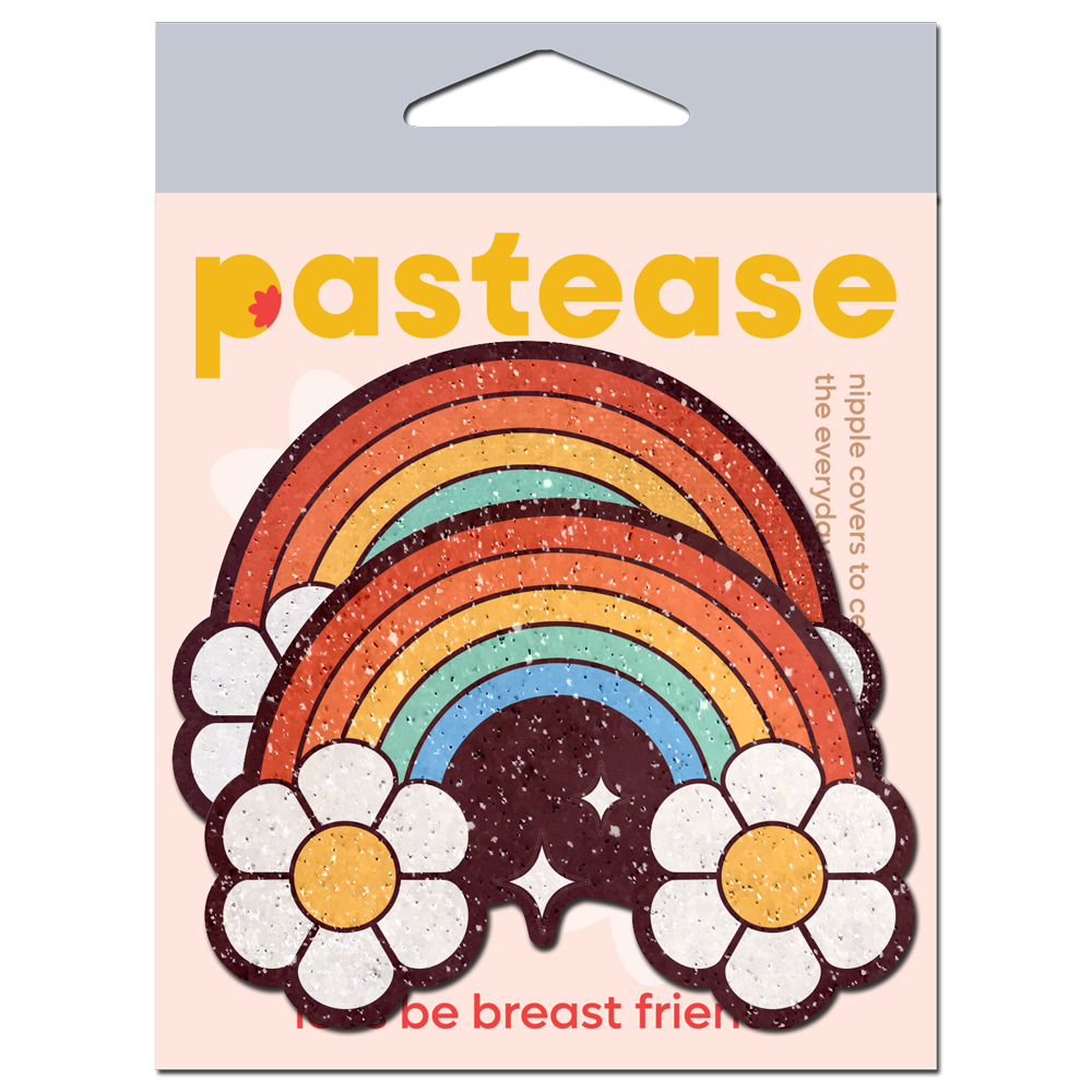 Rainbow Flower Pasties Nipple Covers by Pastease®