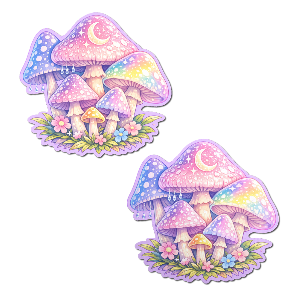 Pastel Celestial Fairycore Mushroom Breast Pasties by Pastease®