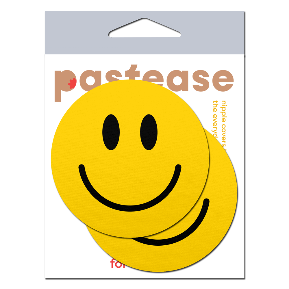 Smiley Faces Yellow Nipple Pasties by Pastease®