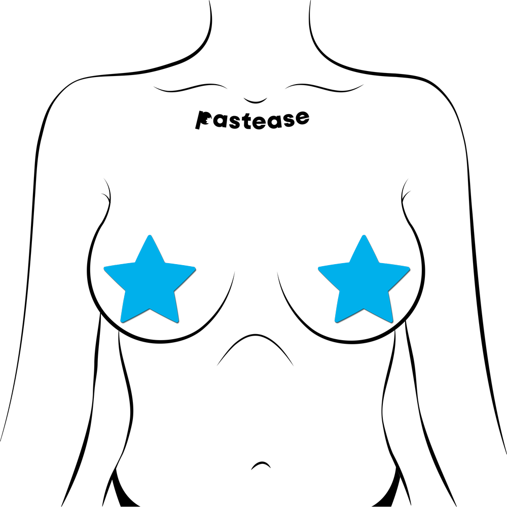 Star Pasties Glow in the Dark Star Nipple Covers by Pastease®