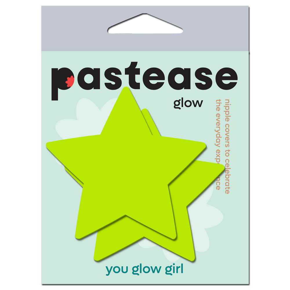 Star Pasties Glow in the Dark Star Nipple Covers by Pastease®