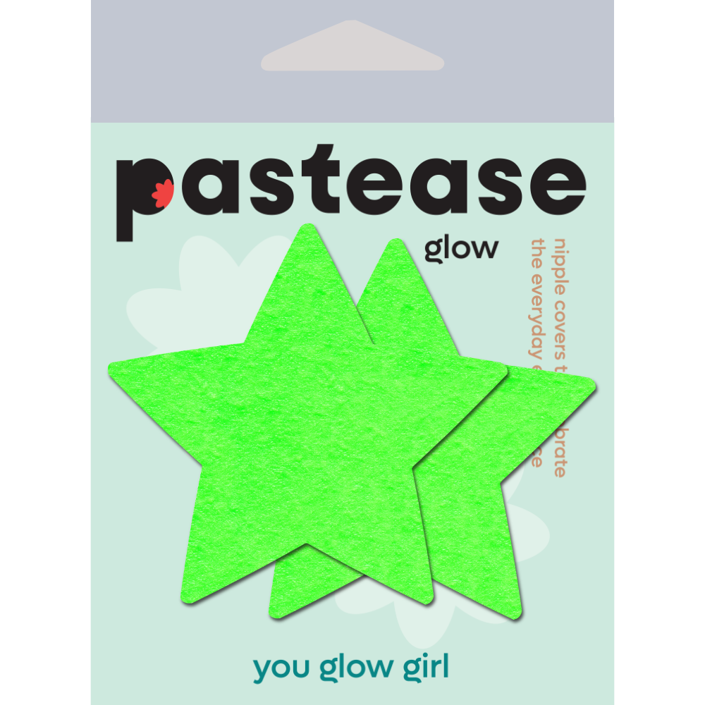 Star Pasties Glow in the Dark Star Nipple Covers by Pastease®