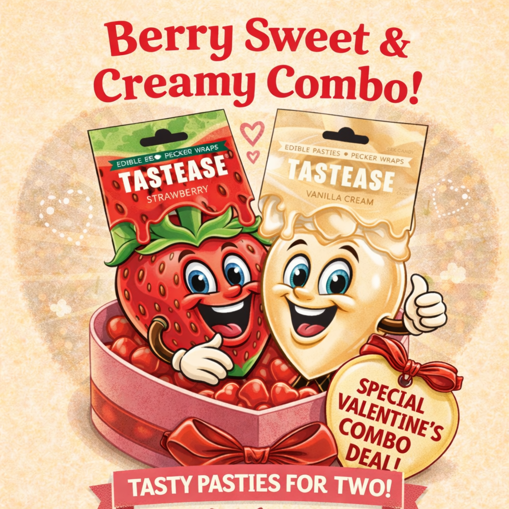 Tastease Strawberry Kiss Duo
