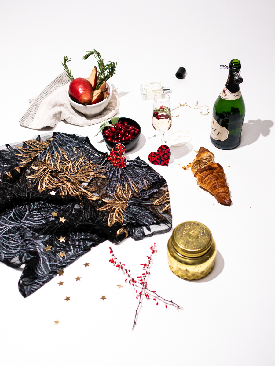 Love: Shattered Glass Disco Ball Red with Black XO Heart Nipple Pasties by Pastease®