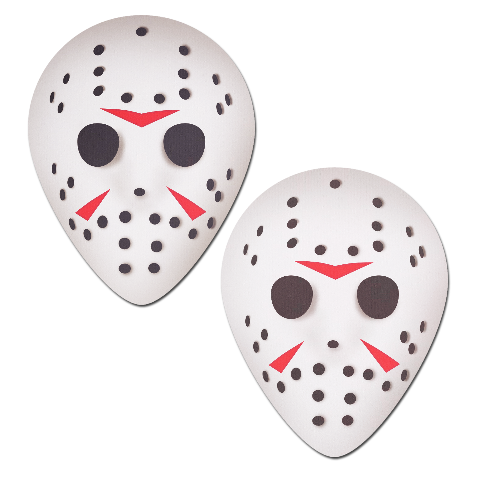 Scary Halloween Hockey Mask Nipple Pasties by Pastease®