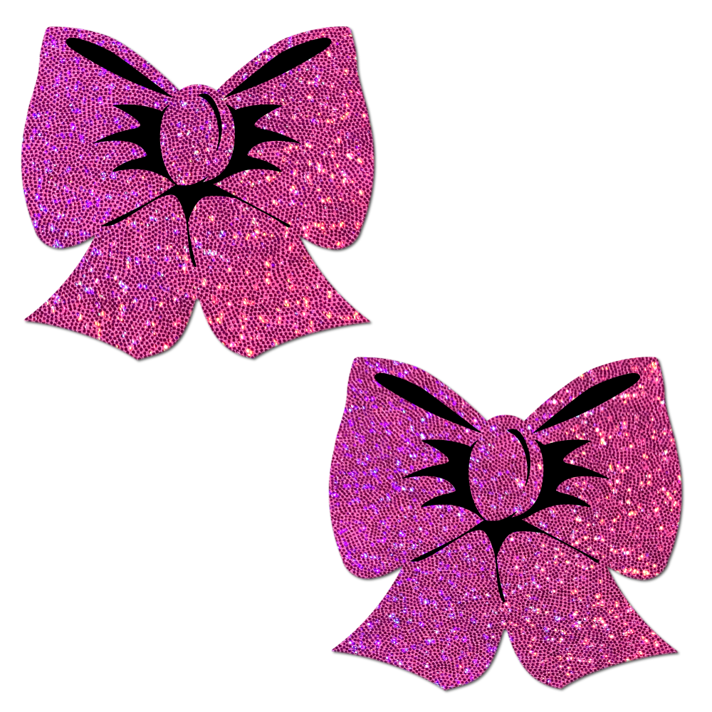 Cute pink bows Sticker for Sale by Jodans