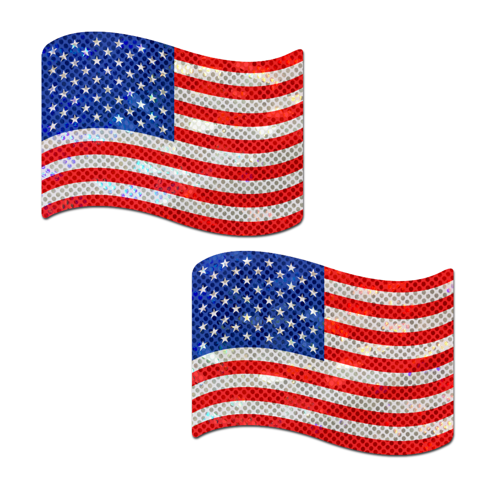 Flag: American USA Stars & Stripes Nipple Pasties by Pastease®