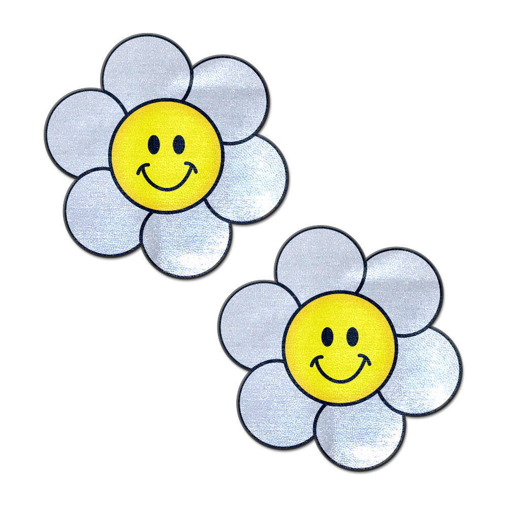 Daisy: Smiling Flower Happy Face Nipple Pasties by Pastease®