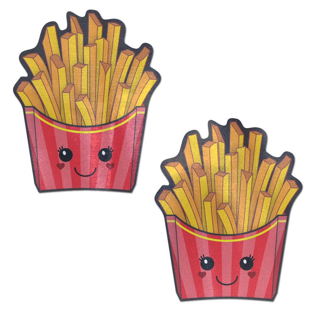 Fry: Happy Kawaii French Fries Nipple Pasties by Pastease®