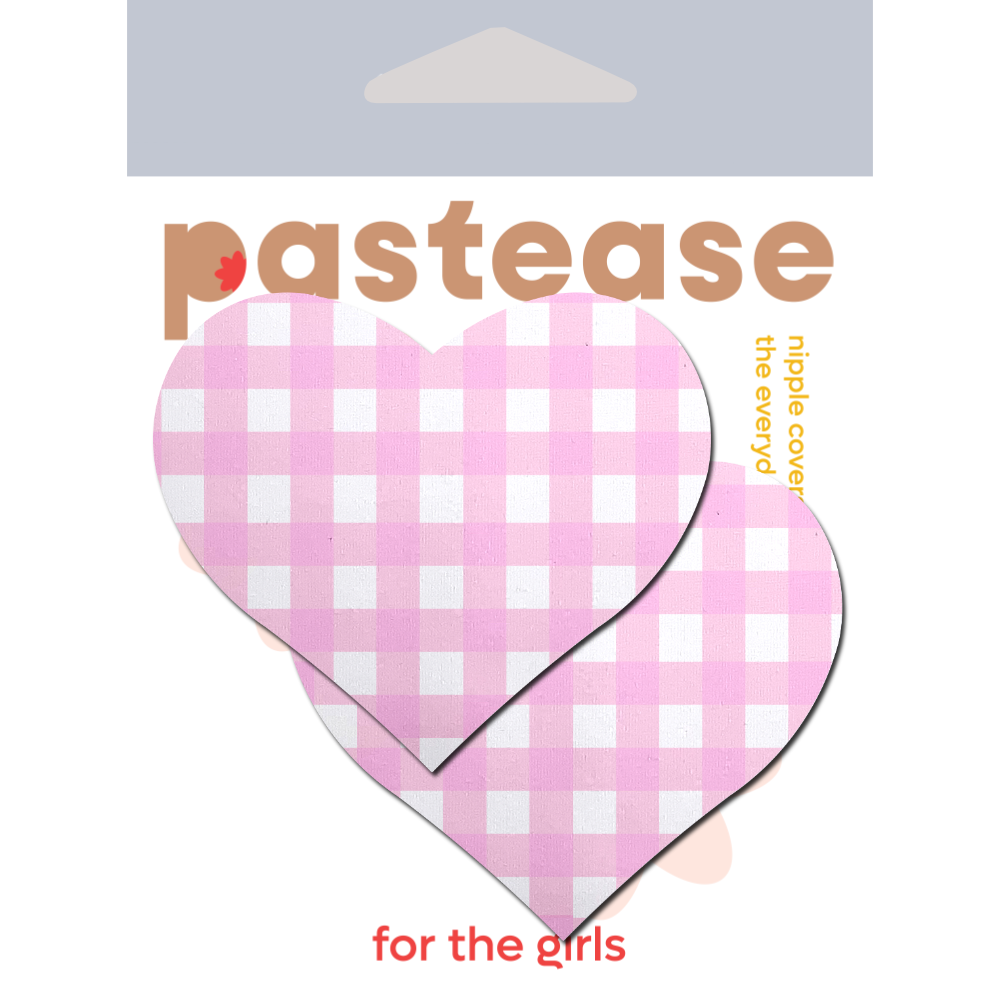 Love: Gingham Heart Nipple Pasties by Pastease®