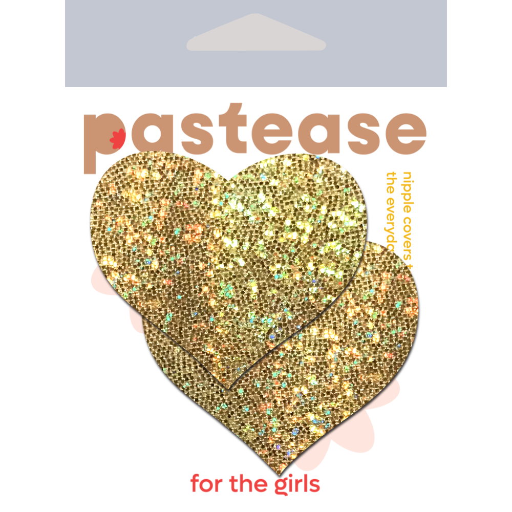 Glitter Heart Nipple Pasties by Pastease®