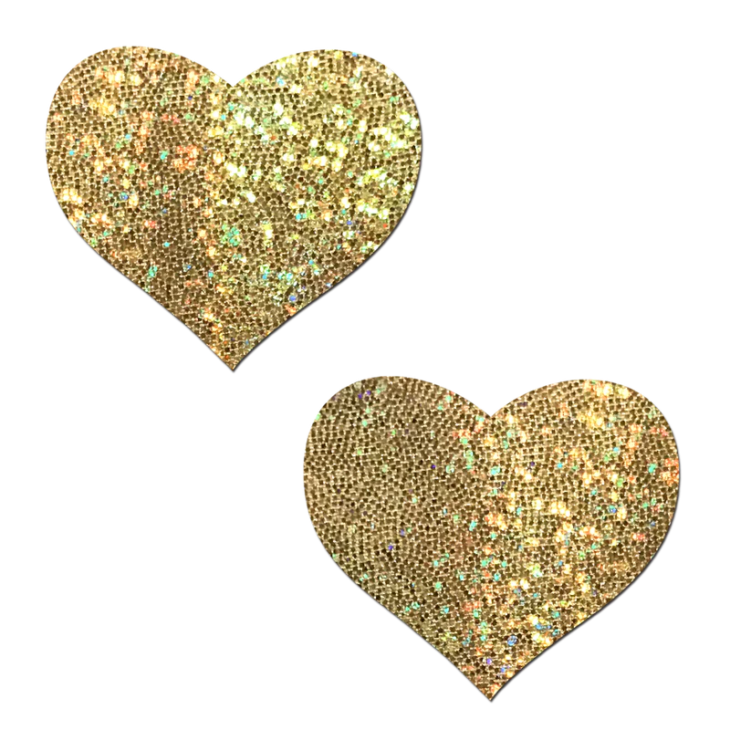 Glitter Heart Nipple Pasties by Pastease®