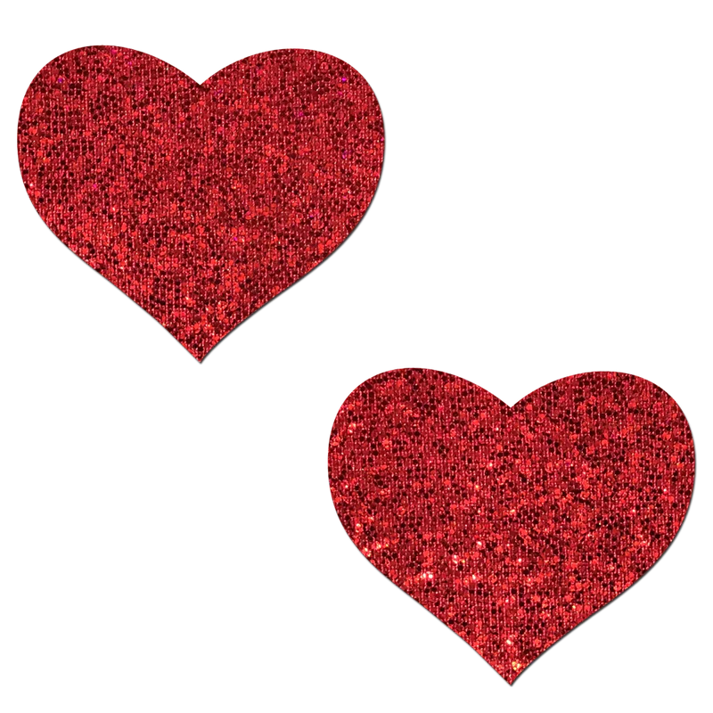 Glitter Heart Nipple Pasties by Pastease®