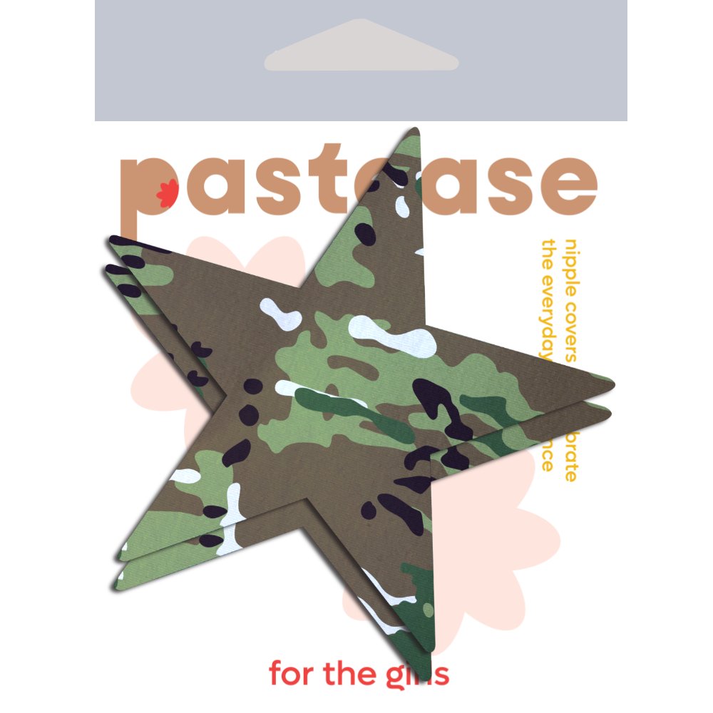 Nautical Star: Military Multi-Cam Camoflauge Nipple Pasties by Pastease®