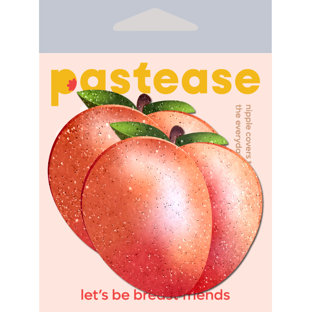 Peach: Fuzzy Sparkling Georgia Peaches Nipple Pasties by Pastease®