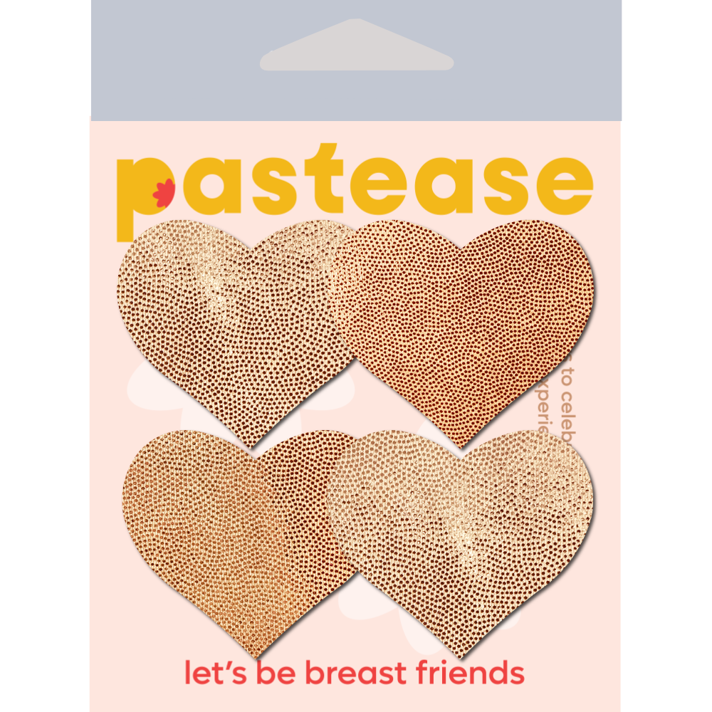 Petites: Two-Pair Small Liquid Hearts Nipple Pasties by Pastease®