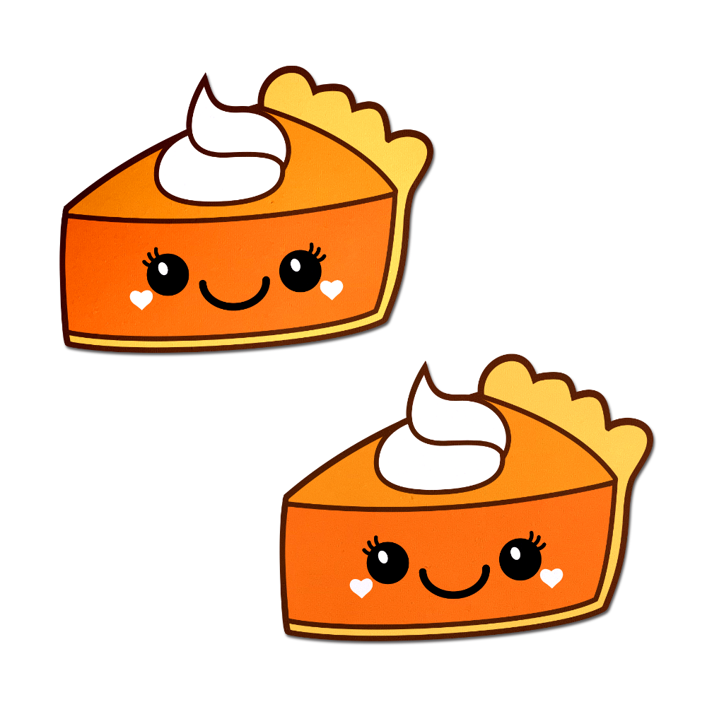 Pie: Happy Kawaii Pumpkin Pie Nipple Pasties by Pastease®