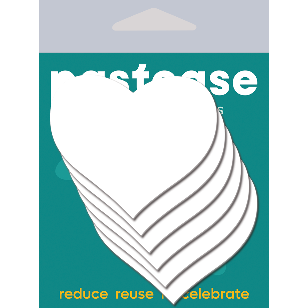 Refills Heart: Reuse Pasties with Three Pair Double Stick Shapes