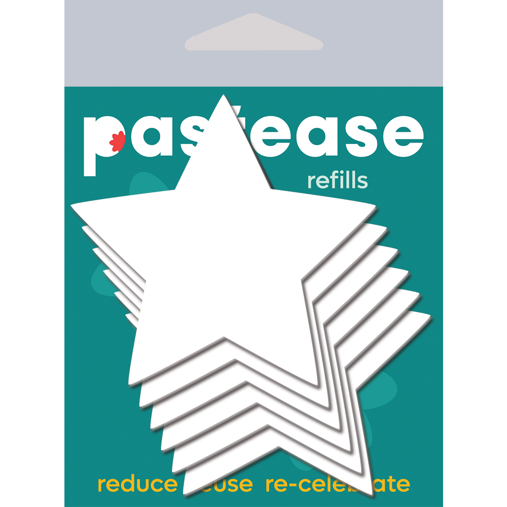 Refills Star: Reuse Pasties with Three Pair Double Stick Shapes