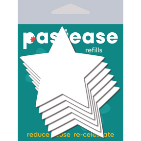 Refills Star: Reuse Pasties with Three Pair Double Stick Shapes