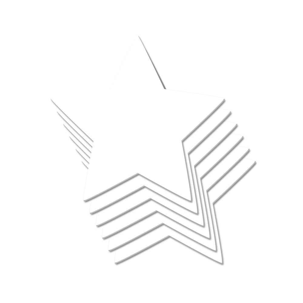 Refills Star: Reuse Pasties with Three Pair Double Stick Shapes