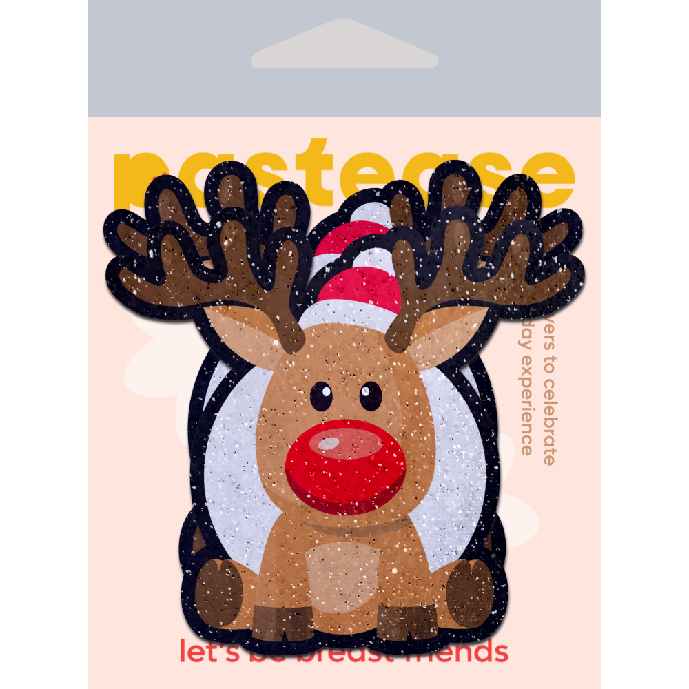 Reindeer: Red Nose Rudolph Nipple Pasties by Pastease®